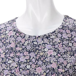 ชุดนอนผ้าโพลีเอสเตอร์ระบายอากาศได้ดีสีชมพูหรูหราเหมาะสำหรับชุดนอนแขนยาวของผู้หญิง - Product Image 5