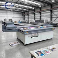 Impresoras de Inyección de Tinta de Alta Velocidad Winscolor de China, Impresora Plana UV LED 2513, Posicionamiento Visual CCD, Impresora UV Automática