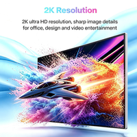 Monitor curvo de 32 pulgadas para juegos de PC, 165HZ, 2K, 4K, pantalla de ordenador de 32 pulgadas