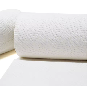 Rouleau de <span class=keywords><strong>papier</strong></span> absorbant de cuisine blanc imprimé gaufré, jetable et réutilisable, serviettes en <span class=keywords><strong>papier</strong></span> industrielles - Product Image 3