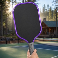 Raket Pickleball Serat Karbon Indoor 16mm Gen4 Inti Honeycomb Thermoformed Disetujui USAPA Kontrol Pantulan Sangat Merata
