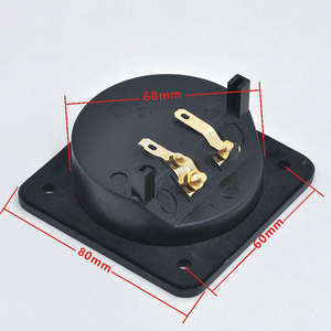 68mm quadrati esterni/interni di diametro puro rame rilegatura altoparlante borse 0-5W gamma completa accessori per altoparlanti accessori - Product Image 5