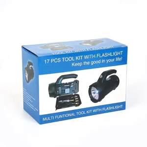 Lanterne de camping multifonctionnelle Ananke Tools, lampe torche, kit d'outils intégré 17 pièces, acier au chrome-vanadium, étui rigide OEM - Product Image 3
