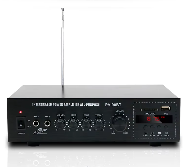 Good PA90BT Wireless 5.0 Amplificateur Audio Hifi Audio Power Amplifiers Home Theater Home Music Amplifier for Karaoke