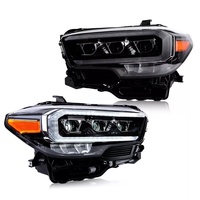 Accessoires tout-terrain DLF : Phares LED modifiés pour Tacoma 2016-2021, 6000K, 10000 Lumens, DRL, 12V – Amélioration automobile