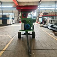 Décortiqueuse de maïs électrique mobile à double usage (sec et humide) à haute efficacité pour l'agriculture, avec alimentation automatique et fonction de batteuse de céréales