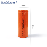 Batterie rechargeable au lithium-ion ICR 26650 haute capacité 4000 mAh 3,7 V pour pointeur laser et lampe torche