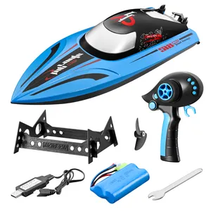 812 Remote control boat 2.4G long endurance high-speed speedboat electric brushless water dragnet competition airship toy