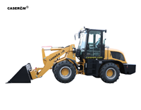 Chargeuse frontale certifiée EPA L28 2800 kg avec moteur diesel turbo Cummins à faibles émissions pour travaux de construction