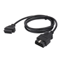 Alta calidad 16 pin hembra obd2 obd ii obd 2 cable