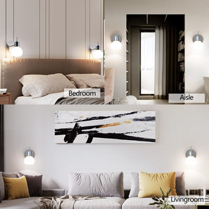 Modern iron LED wall <b>lamp</b> Hotel bedroom <b>touch</b> control <b>lamp</b> Wall-mounted indoor home decor LED wall <b>lamp</b> for bedroom - Product Image 5