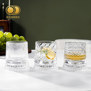 Decanter Rotante in Cristallo Senza Piombo Inciso di Lusso ed Elegante per <span class=keywords><strong>Vino</strong></span> Rosso, Vendita all'Ingrosso - Product Image 5