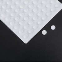 36 Almohadillas de Silicona Autoadhesivas Personalizadas, Antideslizantes y Antigolpes para Altavoces y Dispositivos de Audio, Tamaño 12.6*2.5mm