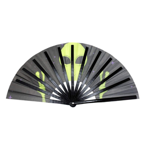 Quạt Tay Rave Gấp Nhật Bản, Phụ Kiện Trang Trí Lễ Hội Người Ngoài Hành Tinh Gấp Được - Product Image 3