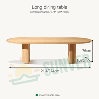 Meilleur prix - Ensemble de meubles de jardin en teck moderne et luxueux - Table et chaises de salle à manger d'extérieur
