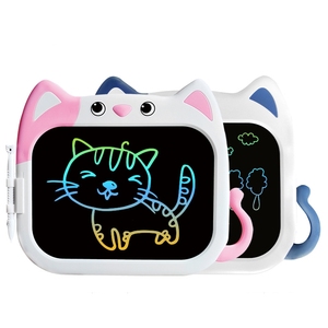 Enfants éducation jouet cadeaux incroyables forme de chat 10 pouces Doodle conseil coloré enfant en bas âge LCD tablette d'écriture - Product Image 1