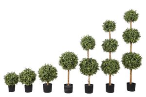 Bonsái Artificial al por Mayor, Topiario <span class=keywords><strong>de</strong></span> 24 Pulgadas en Forma <span class=keywords><strong>de</strong></span> Bola, Boj Verde, <span class=keywords><strong>Buxus</strong></span>, Árbol <span class=keywords><strong>de</strong></span> Vegetación, Decoración para Interiores y Exteriores - Product Image 2