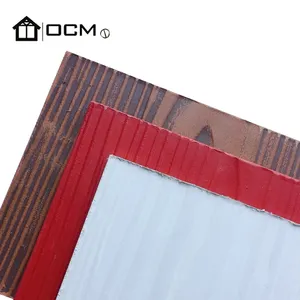 Tablero de cemento de fibra de grano de madera para exteriores, revestimiento de cemento de fibra texturizada