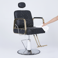 Fauteuil en cuir ergonomique pivotant à 360 degrés, inclinable, avec pompe hydraulique, mobilier de salon moderne, portable et réglable en hauteur pour barbiers et salles à manger