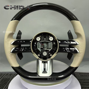 Volant en cuir et carbone personnalisé Dragonfly pour <span class=keywords><strong>Mercedes</strong></span> Benz AMG GT 63 S W205 W166 W177 W204 W217 W222 C63 E63 S63 - Product Image 1