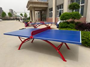 โต๊ะปิงปองโครงเหล็กแข็งแรงทนทาน ดีไซน์ทันสมัย กันน้ำ ทนรังสียูวี สำหรับเล่นกลางแจ้ง - Product Image 2