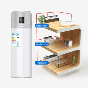 JNOD Air To Water Heat Pump R134A Connected Solar System Integrated Water Boiler