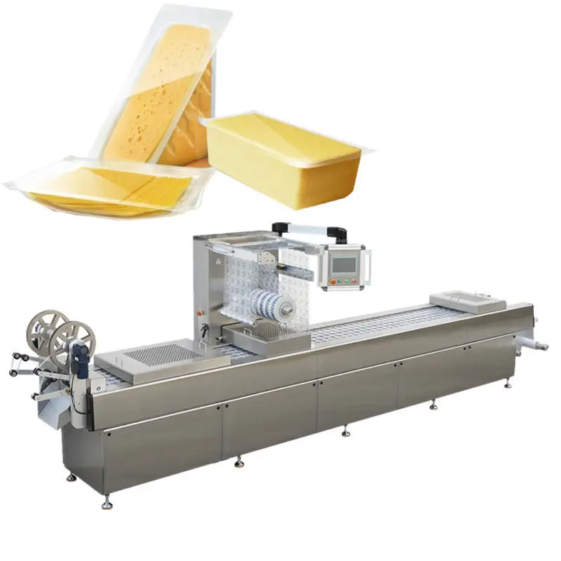 Zhejiang Käse Vakuum verpackung Form maschine Parmesan Mozzarella Butter block Tiefzieh verpackungs maschine