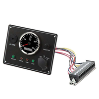 Ensemble de tableau de bord marin, compteur de vitesse du moteur 3000 tr/min, tachymètre numérique LCD multifonction avec pression d'huile