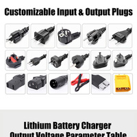 Chargeur de batterie Li-Ion électrique 12V5A pour vélo électrique, entrée 110-220V, sortie 90W, 16.8V, protection contre les surtensions/surintensités/courts-circuits