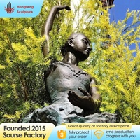 Sculpture de danseuse de ballet en bronze, figurine de ballerine en bronze, ornement de danse en bronze