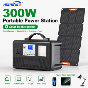 Station d'alimentation portable Hishine 300W-1000W, batterie de stockage d'énergie LiFePO4, <span class=keywords><strong>générateur</strong></span> <span class=keywords><strong>solaire</strong></span> pour le camping, l'extérieur et les situations d'urgence - Product Image 1