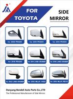 Nouvelles pièces automobiles rétroviseurs d'angle mort pour Toyota VIOS 2014-2024 rétroviseurs latéraux pour modèles 2015-2023