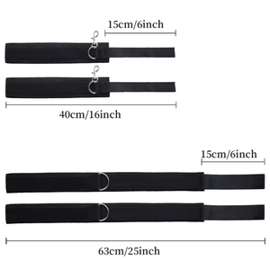 SM принадлежности, ремни для рук и ног, связывание пары, сдержанность, наручники для рук и ног, тренировка, альтернативный реквизит - Product Image 4