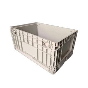 F4628 Đa Chức Năng Nhựa Có Thể Gập Lại Thùng Kho Stackable Tùy Chỉnh Gấp Giao Hàng Lưu Trữ Soild Đóng Mở Hộp - Product Image 1