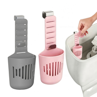 Support mural étanche pour tablettes nettoyantes de réservoir de toilettes |   Panier égouttoir réglable en silicone antirouille pour salle de bain