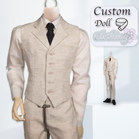 Ensemble de vêtements pour poupée de 30 cm, costume 2 pièces, blazer, vêtements de poupée de haute qualité, vêtements miniatures pour jouets