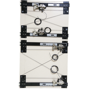 Paquetes de hardware de puerta de bolsillo integrados de 14 pulgadas para compradores OEM Diapositivas de puerta de bolsillo silenciosas para ahorro de espacio para gabinetes modernos - Product Image 1
