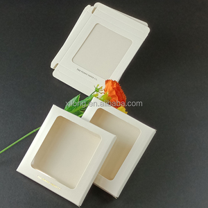 Logo Customized Plastic Cardboard <strong>Paper</strong> <strong>Box</strong> Clear Window <strong>Paper</strong> <strong>Box</strong> for Gift Cards - Product Image 2