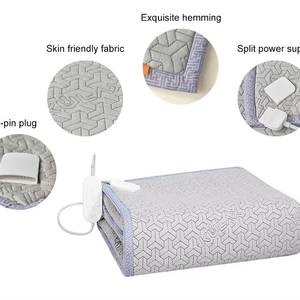 Manta Eléctrica Inteligente <span class=keywords><strong>Programable</strong></span> al por Mayor con Soporte Ecológico y Modo Preestablecido de Eliminación de Ácaros, Manta Térmica Doméstica - Product Image 1