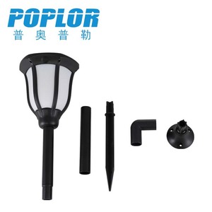 Lámpara Solar de Jardín Poplor, 3W LED, Antorcha para Exteriores, Impermeable IP65, Independiente - Product Image 3