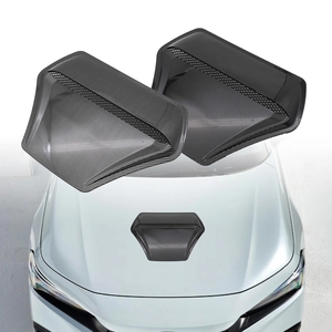 Universal Decorative Air Intake Scoop Bonnet Vent <b>Cover</b> ABS Car Hood Vent Scoop Exterior Accessory Sticker - Product Image 1
