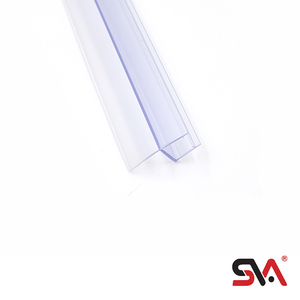 อุปกรณ์ติดตั้ง<span class=keywords><strong>ประตู</strong></span>บานเลื่อนกระจกแบบไร้กรอบ SVA-04 สำหรับห้องอาบน้ำ  วัสดุพลาสติก<span class=keywords><strong>แม่เหล็ก</strong></span>ทั่วไป  พร้อมแถบซีลกันน้ำ PVC ใส 90 องศา - Product Image 3