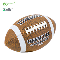 Ballon de football américain personnalisé Zhensheng, mini-ballon de football américain imprimé avec logo personnalisé, taille 1, 3, 6, 7, 9, en caoutchouc, pour l'entraînement