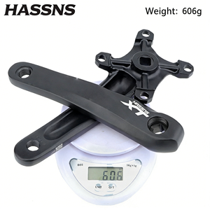 <span class=keywords><strong>Bielas</strong></span> para Bicicleta de Montaña <span class=keywords><strong>XT</strong></span> con Eje Cuadrado, Dientes Positivos y Negativos, 104BCD, Disco Único Modificado, 9/10/11 Velocidades - Product Image 5