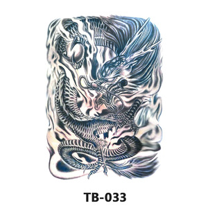 Grand accoudoir temporaire de tatouage des hommes arrière Dragon Photos caractéristique temporaire - Product Image 3