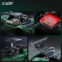 Cada C61511 2025 Nuevo Modelo de Supercoche de Plástico ABS 1:8 430, Juego de Bloques de Construcción de 3730 Piezas, Regalo Educativo DIY para Niños y Adultos