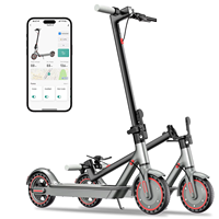 Skuter Listrik Lipat HIQIS Original Factory Folding E Step dengan Kontrol APP EN17128 UL2272 Unisex Gudang EU US E Scooter