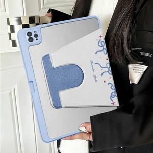 Pour <span class=keywords><strong>iPad</strong></span> A16 11e génération Housse à nœud papillon avec porte-stylet <span class=keywords><strong>Coque</strong></span> arrière en silicone pour <span class=keywords><strong>iPad</strong></span> 10,9 pouces 10e génération 2022 Étui pour tablette - Product Image 5