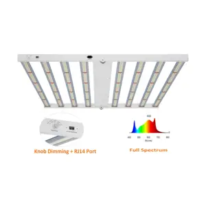 Hongyi lâmpada de led de espectro completo, colete alto e resistente, modelo e 900w, luz de crescimento para fazenda