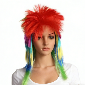 MPW-0458 Perruques de fête arc-en-ciel multicolores bon marché pour Halloween et <span class=keywords><strong>carnaval</strong></span> - Product Image 3
